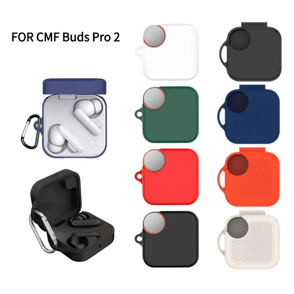 Pre CMF Buds Pro 2 Bluetooth Chránený kryt Chrániče mäkkého silikónu Anti-Drop Ochranné puzdro Úplné ochrany slúchadiel