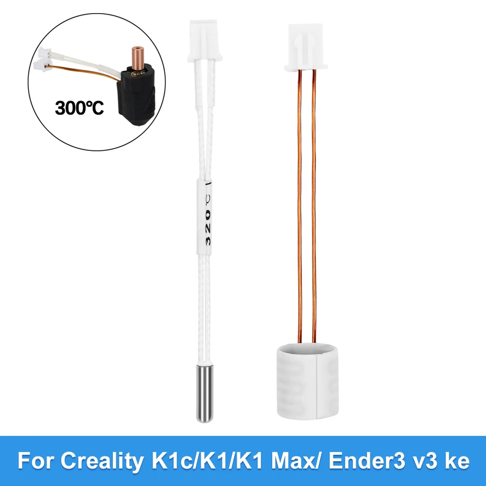 Pre crealitu K1/K1C/K1 Max/Ender 3 V3 KE HOTEND Keramická zahrievacia trubica 24v60W 300 ° C Termeistor Vysoká tepelná vodivosť