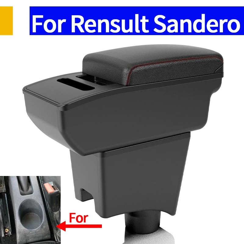 Pre Dacia Renault Sandero Logan 2 lakťová opierka pre Nissan Almera G15 Krabica na lakťové opierky pre lakťové skrinky Lada Largus Storage Box