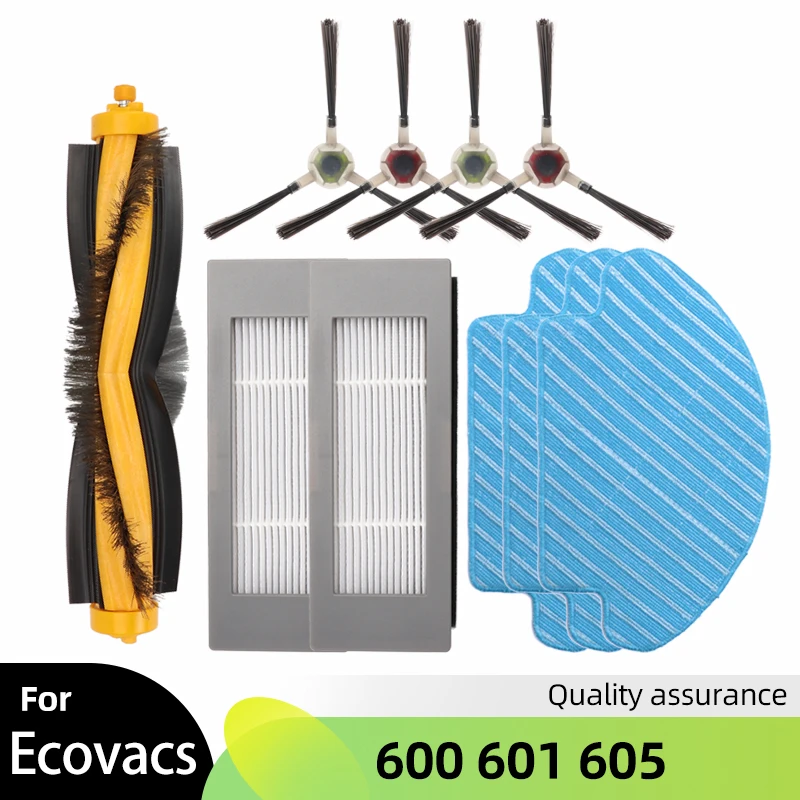 Pre debot Ecovacs Ozmo 600 601 605 náhradné diely hlavné rolové bočné kefové kefové kryt