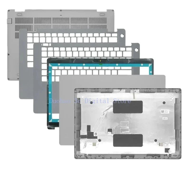 Pre Dell Latitude 5410 5411 E5410 NAPOHOP LCD Zadný kryt/predný rám/Palmový podložka/spodný kryt/horný kryt 0nkpm7 Striebro