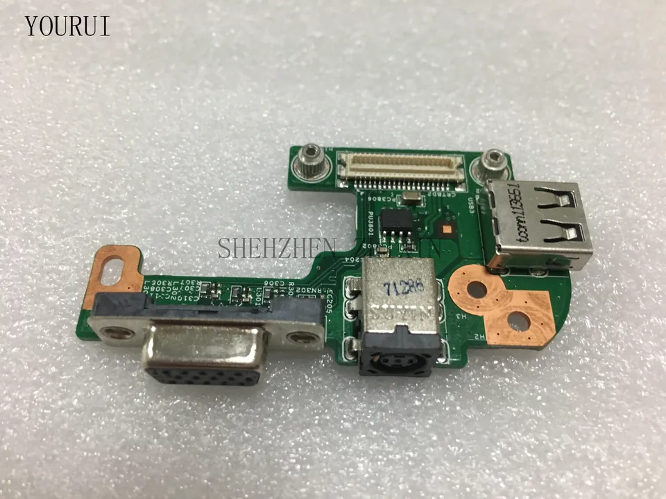 Pre Dell pre Inspiron N5110 DQ15DN15 48.4IF05.011 CRT DC Power Jack VGA USB Board