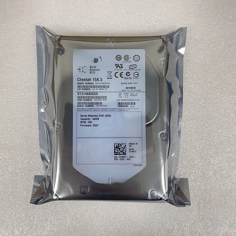 Pre Dell TN937 TK237 146G 15K 3,5-palcový server SAS Server St3146855SS