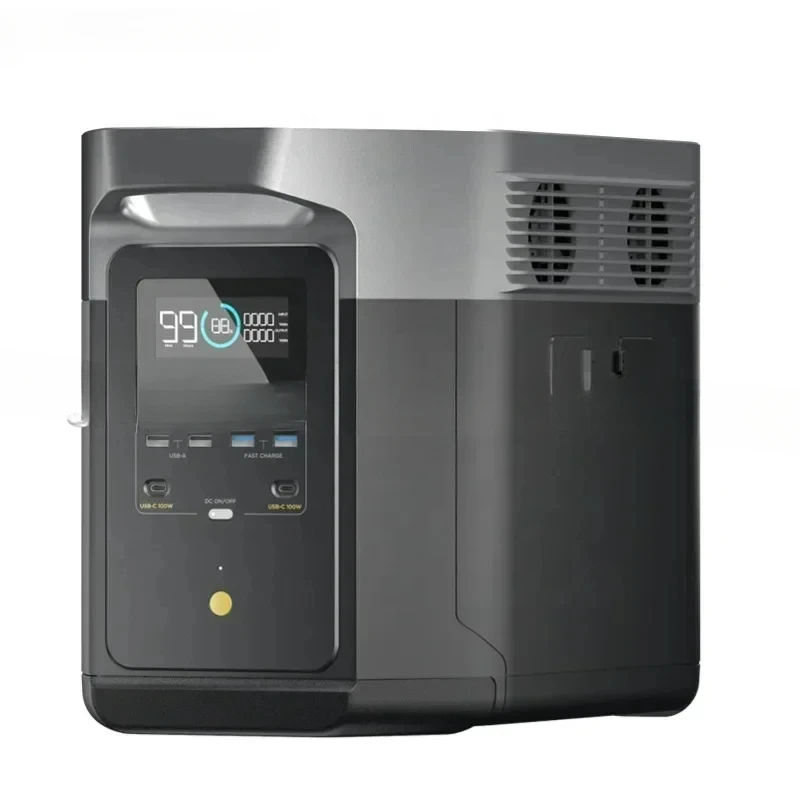 Pre Delta 2 1024Wh 1800 W Eco Flow Solárna solárna batéria LFP Solárny generátor pre domáce RV Outdoor