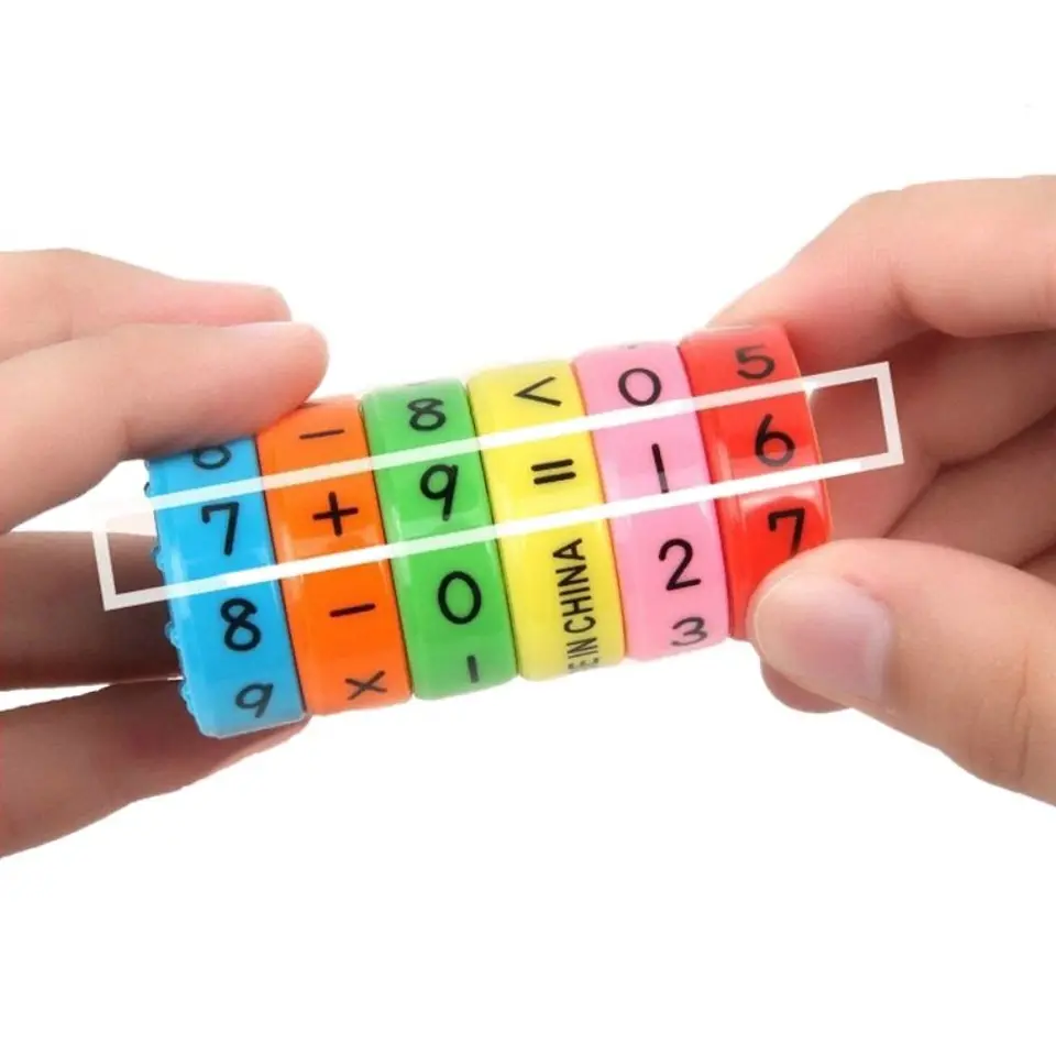 Pre deti puzzle kocka matematické hračky Montessori Puzzle Game Math Magnetic Block čísla Magic Cube Výučba vzdelávacích hračiek