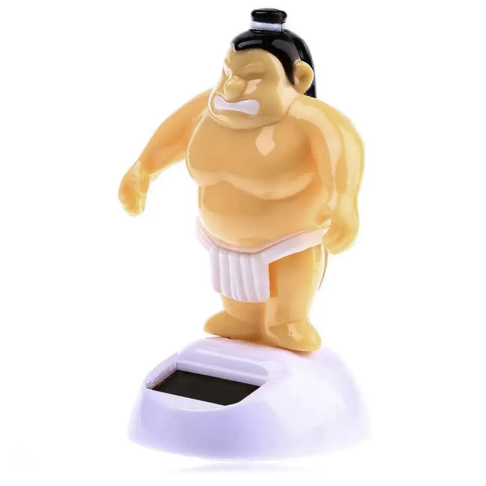 Pre detský román darček New Arrivals Funny Solar Power Bobblehead Toy Figure Nohohon japonský zápas Sumo Novinka novina Classic Hračky Adul