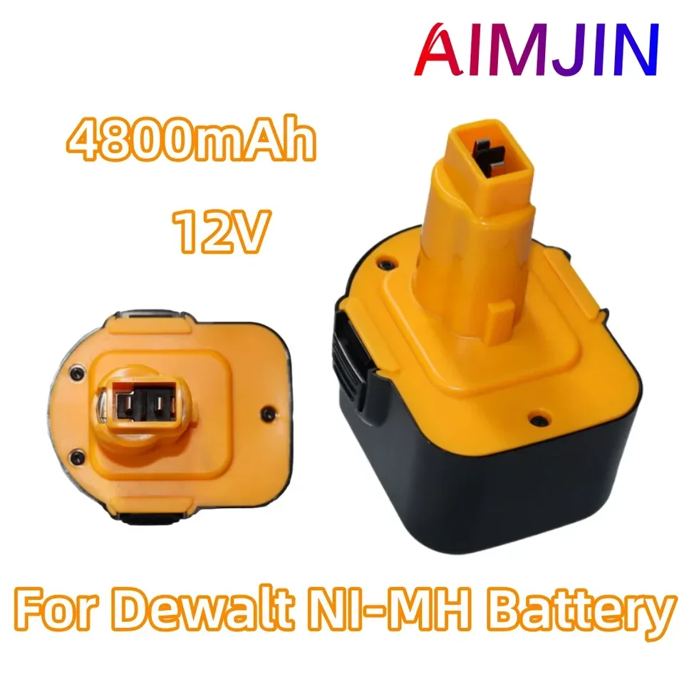 Pre DeWalt 12V 4800MAH Ni-MH Nabíjateľná zálohovacia batéria prenosnú batériu ， pre DE9074 DC9071 DE9037 DE9071 DE9075
