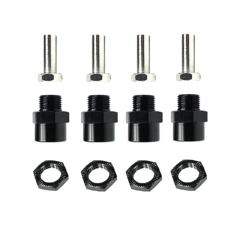 Pre DIY RC CAR 12 mm až 17 mm koleso HEX Conversion Adapter pre Arrma Traxxas Redcat HPI HSP KYSHO 1/10 RC Model Model CAR Upgrade