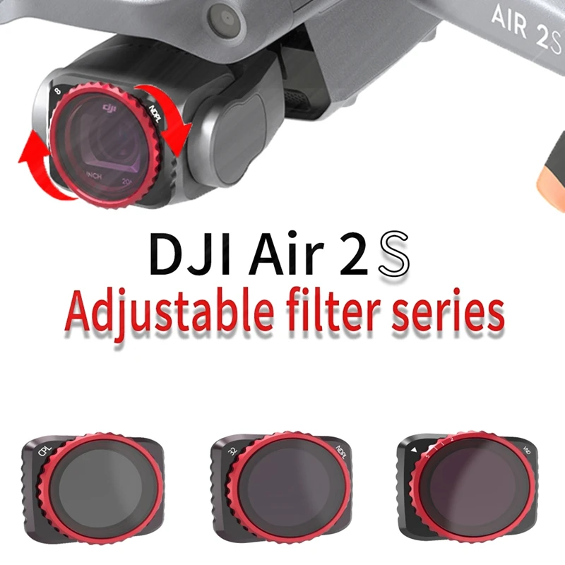 Pre DJI Air2S Dron Gimbal Camera Filter UV/CPL/ND4/816/32PL ND1000 Night Photograph