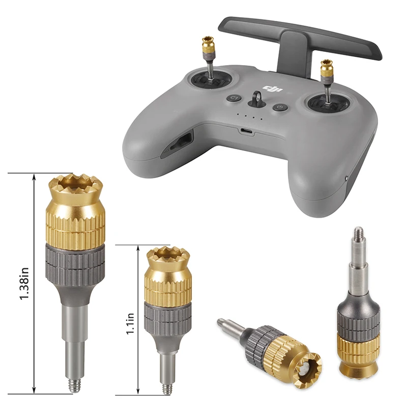 Pre DJI FPV rozšírené joystick hliníkový palcový vhadrový rocker vyvýšené palice kompatibilné s diaľkovým ovládačom DJI FPV DRONOVÝ DRON DRONE