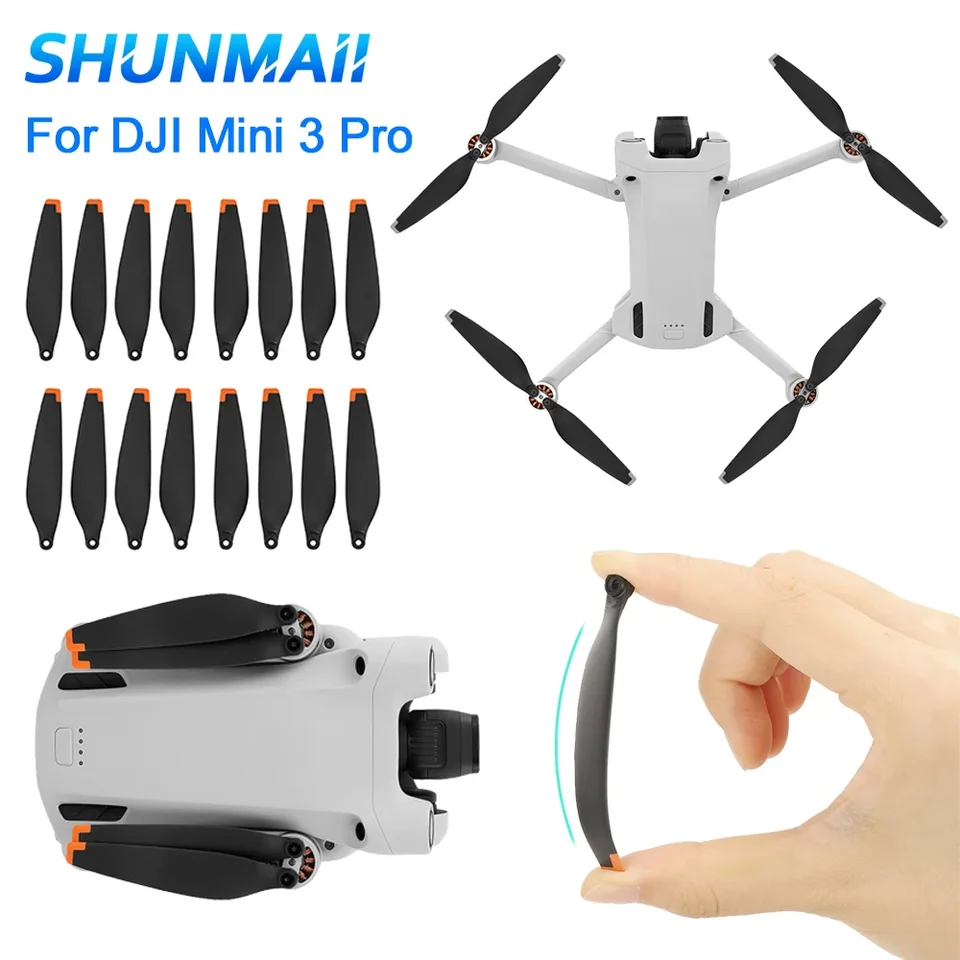 Pre DJI MINI 3 PRO 8PCS vrtuľníky DRONU NÁKLADNÉ NÁSLEDNÉ ZAMESTNANCOVÉ ČASÍK