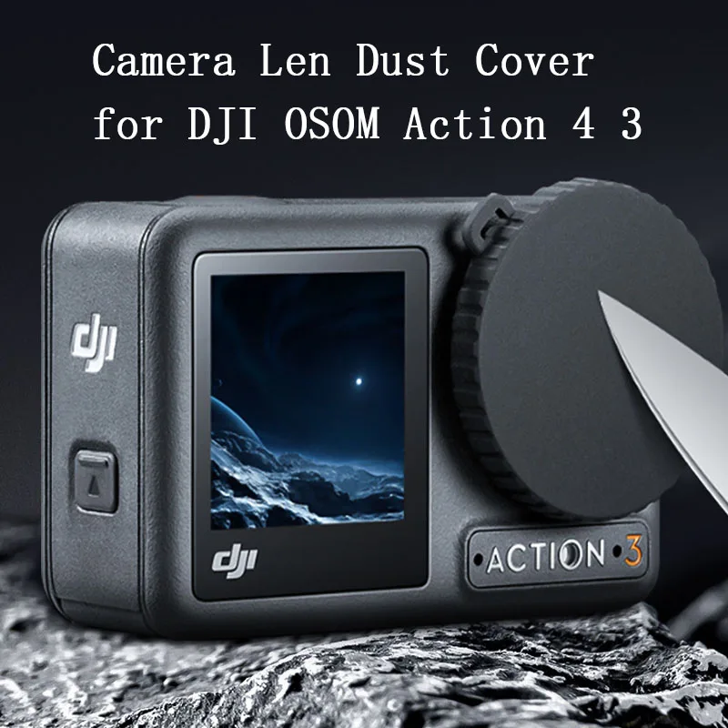 Pre DJI Osmo Action 4 3 Prachový kryt Camera Prachový kryt bez kĺzania Silikónový prachový ochranný kryt puzdro pre puzdro pre DJI Action 3 4