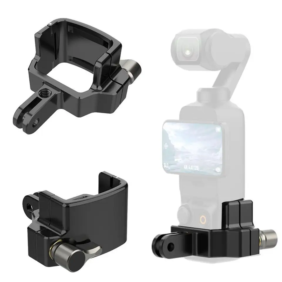 Pre DJI Osmo Pocket 3 Expansion Adapter Frame Gimbal Camera Kovová pevná držiak pre bicykel statív čelenky Montáž príslušenstvo