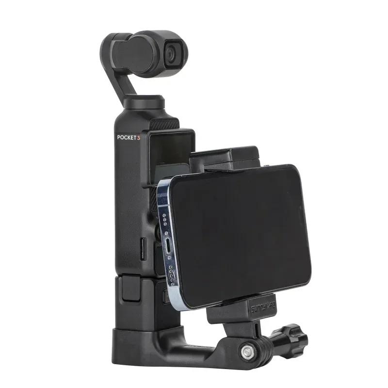 Pre DJI Osmo Pocket 3 predný držiak na držiak na predný telefón s klipom vreckového záberu Adaptér Adaptér