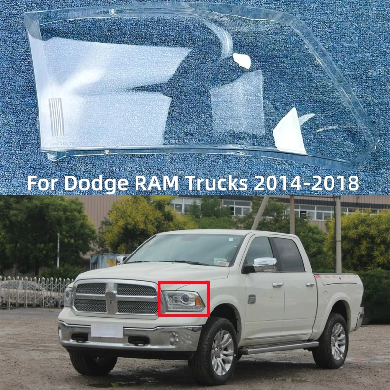 Pre Dodge Ram Trucks 2014 2015 2016 2017 2017 2018 Cover automobilu odtieň priehľadná lampa lampa lampa škrupiny prachového krytu