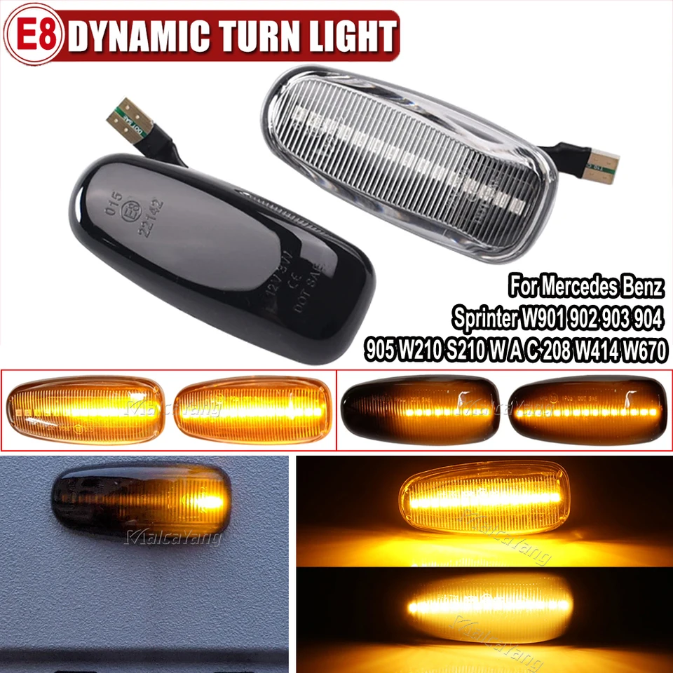 Pre Dodge Sprinter 2003-2006 bočná markerová lampa LED Turn Signal Lights pre Volkswagen LT 1996-2005