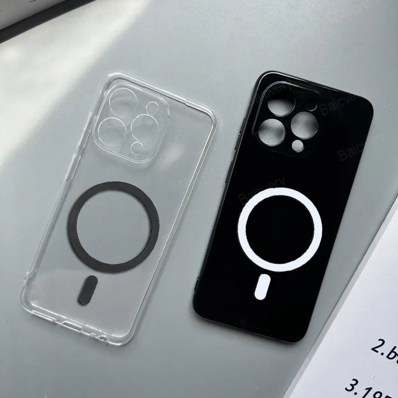 pre Doogee N55 / Doogee N55 Pro Soft Nový ochranný kryt CAPA s magnetickým bezdrôtovým nabíjacím nálepkou