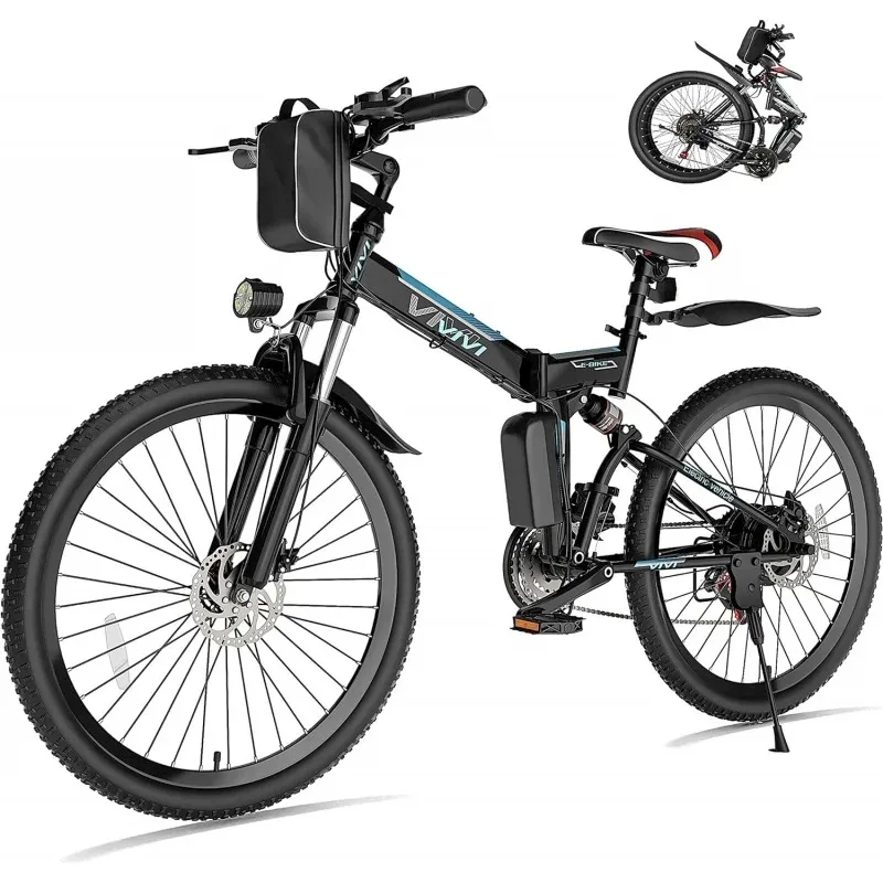 Pre dospelých 750 W Vrchol Skladací horský bicykel 26 '' dochádzajúci ebike 21,7 mph