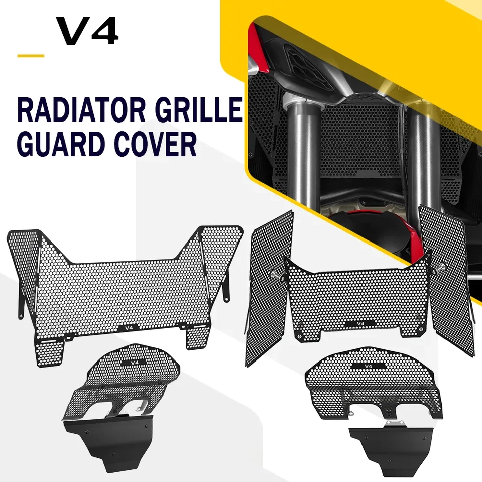 Pre Ducati Multisradav4 Multistrada V4 Rally 2023 2024 Radiator Grille Oil Cook Cover Cover