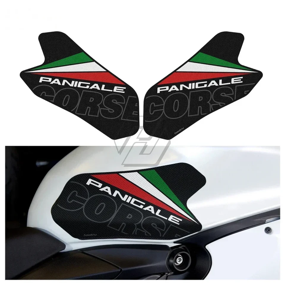 Pre Ducati Panigale 899 959 1199 1299 V2 Nálepka Motocykel proti skĺznutiu bočná nádrž na ochranu podložky Kôle Rop