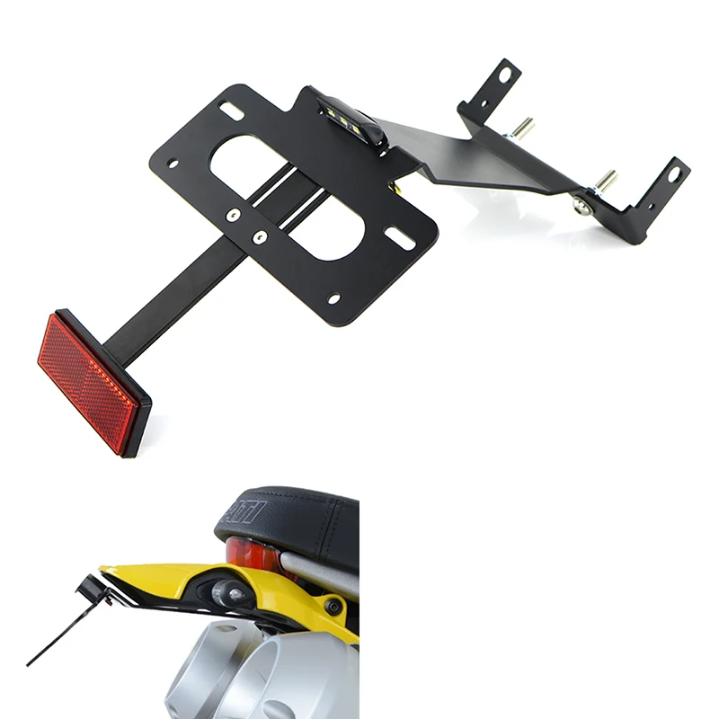 Pre Ducati Scrambler 1100 2018 2019 2020 2021 2022 2023 2024 Zadný chvost Tidy Fender Eliminator Kit Držiteľ držiaka držiteľa držiaka