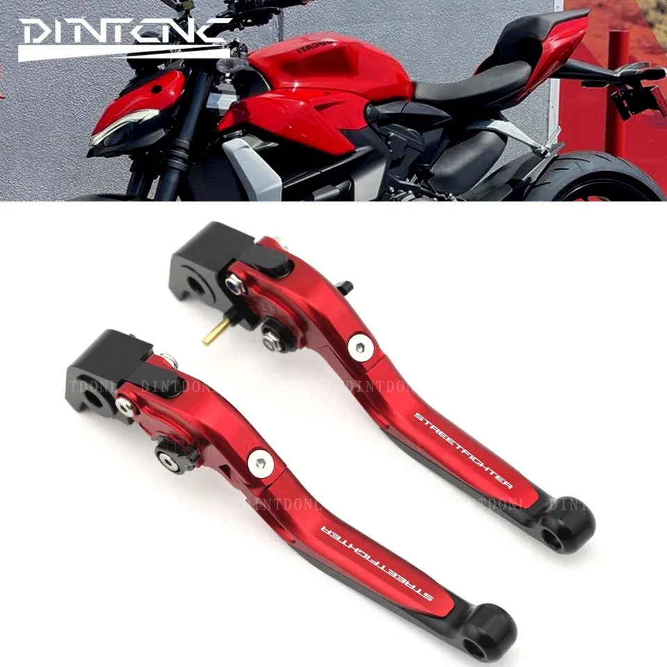Pre Ducati Streetfighter V4 2018-2023 V4S V2 Nastaviteľný StreetfigterV4 2022 ZÁVODNÁ PREDNÁ BRZDA HYDRAULICKÁ KIELO Kravata spojky