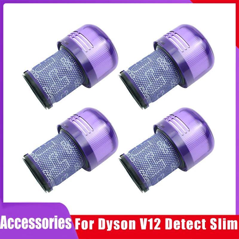 Pre Dyson V12 detekcia štíhla V12 Slim Adrnowless Vysávač Hepa Filter Výmena dielu Odnímateľný a umývateľný doplnok filtra