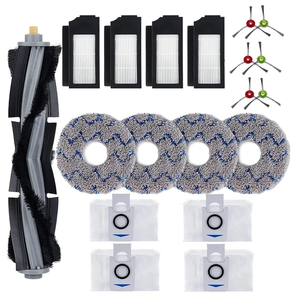 Pre ECovacs Deebot X1 Omni Turbo T10 T20 OMNI T20/T20 Max/T20 Prorobot vysávač Main Side Brush Filter vrecká mop