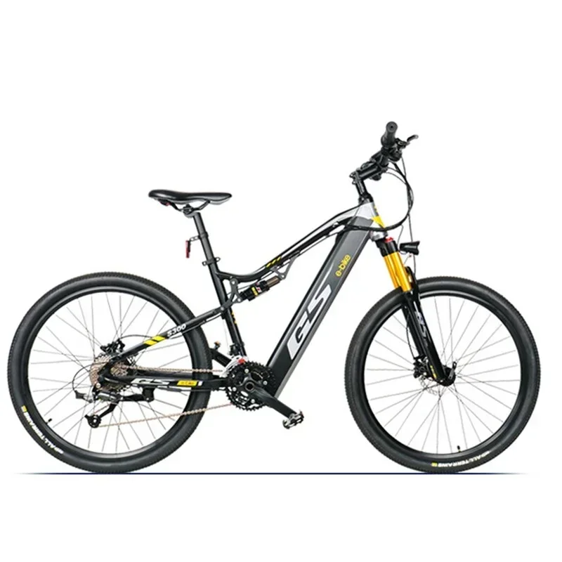 Pre elektrické horské bicykle s lítiovou batériou, prednou a zadnou, dvojité tlmiče nárazov, e-bicykel, GS, 1000W, 48 V, 17AH, 27,5 in