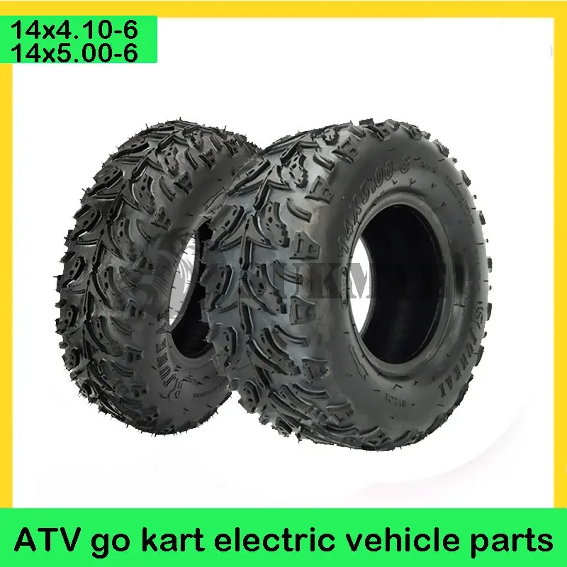 Pre elektrické vozidlo ATV GO Kart Electric Vozidlo 14x5,00-6 Váku na cestnú pneumatiku 6 palcov 14x4.10-6
