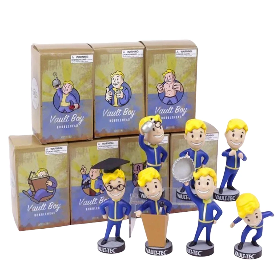 Pre Fallout 4 Vault Boy Bobblehead Gaming Anime Figures Collective Model Model ornament Anime socha hračky hračky pre deti Darče