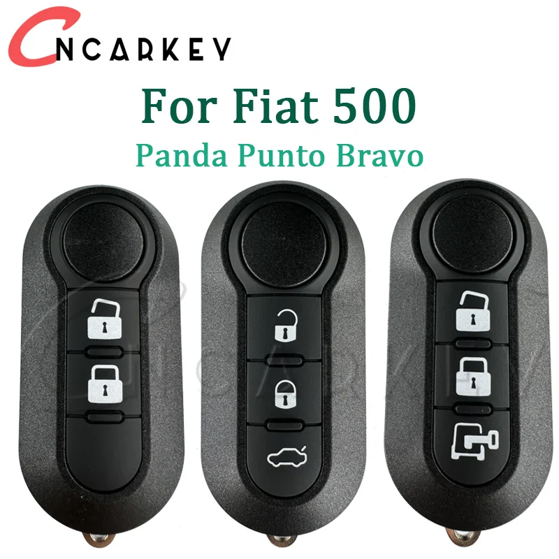 Pre Fiat 500 Punto Bravo Panda Stilo Ducato pre peugeot Boxer SIP22 Flip Skladacie kľúče náhradné puzdro s plášťom vozidlo diaľkový kľúč