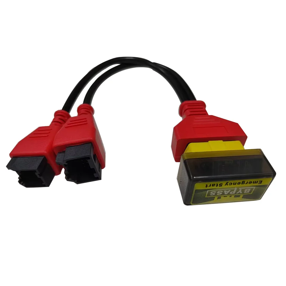 Pre Fiat Bypass Núdzové štartovacie zariadenie a začatie kábla adaptéra OBD2 SGW pre Chrysler FCA 12 + 8 Diagnostický nástroj na opravu