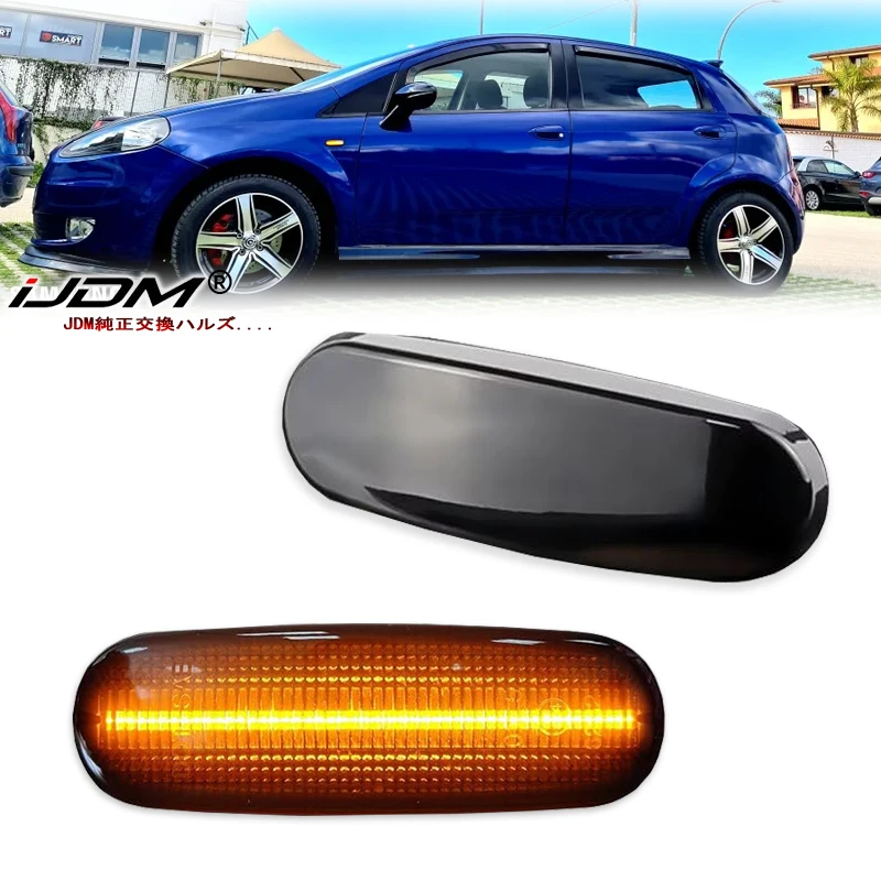 Pre Fiat Panda Abarth Grande Punto 199 Doblo Fiorino 3 Idea 350 Linea 323 110 LED dióda Turn Signal Marker Dynamic Sekvencial Li
