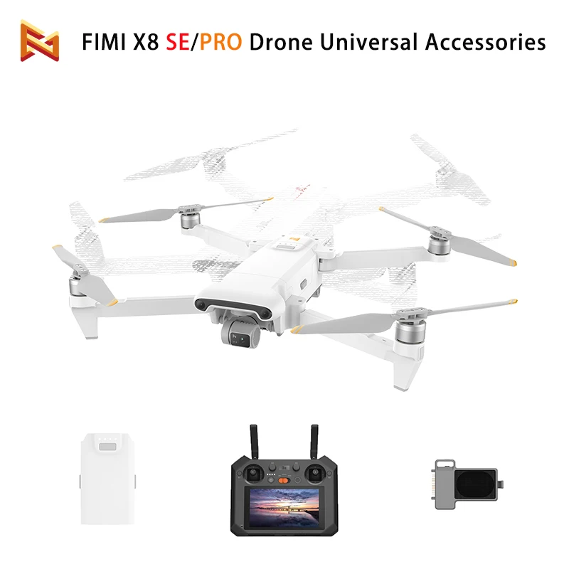 Pre Fimi X8 SE 2022 V2/X8 Pro RC Drone Originálne príslušenstvo batéria Storage Bag Megaphone Ripeller Diaľkové ovládanie
