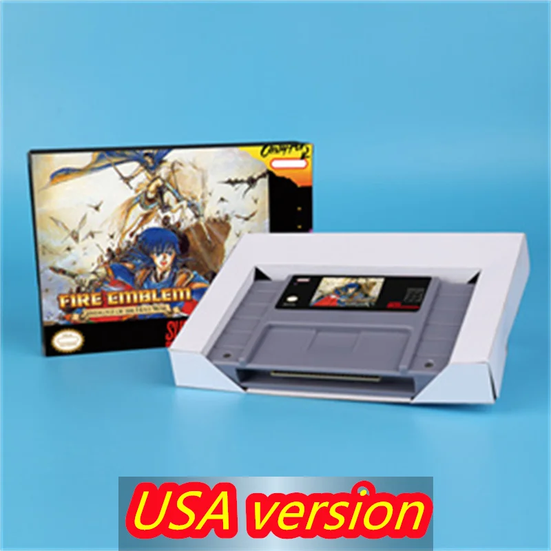 Pre Fire Emblem Genealogy of Holy War (Batéria uloženie) 16bit Game Card pre USA NTSC verzia SNES Video Game Console