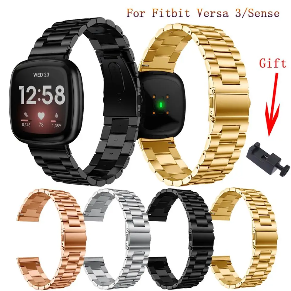 Pre Fitbit Versa 3/Sense Diamond Strap pre Fitbit Versa3 Classic Men's Watch Dámsky náramok na náramok