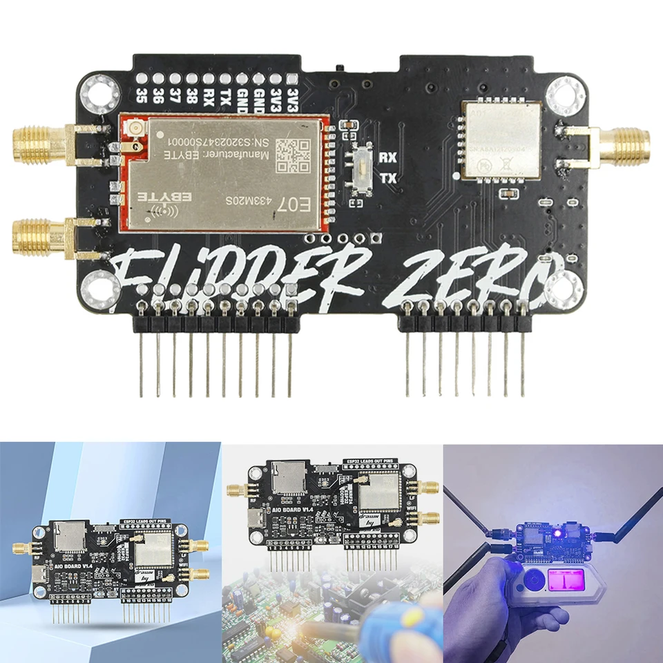 Pre flipper nulovú multiboardovú expanznú dosku 3 v 1 modul CC1101 NRF Sniffer Mousejacker