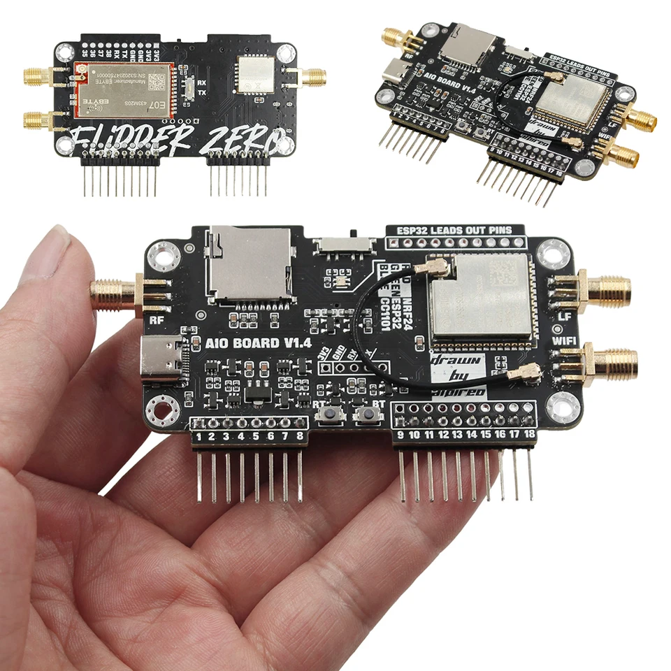 Pre Flipper Zero Multiboard 2.4G Expanzia modulu WiFi Nrf24 + ESP32 Expanzia NRF Sniffer Mousejacker