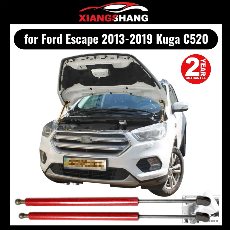 Pre Ford Escape 2013-2019 pre KUGA C520 potrebujete vŕtať diery prednú kapucňu tlmičku plynové vzpery Podporovať šokový tlmič tlmič
