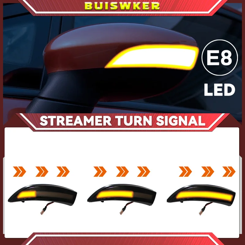 Pre Ford Fiesta MK7 2008-2017 pre Ford B-Max 2012-2017 Dynamický smerový signál LED LED strana spätného zrkadlového indikátora zrkadla
