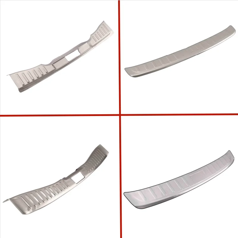 Pre Ford Focus Sedan Hatchback z nehrdzavejúcej ocele Zadný nárazník Cover Car Trunk Dvere Sill Guard Interior Shoff Plaff Decoration 15-18