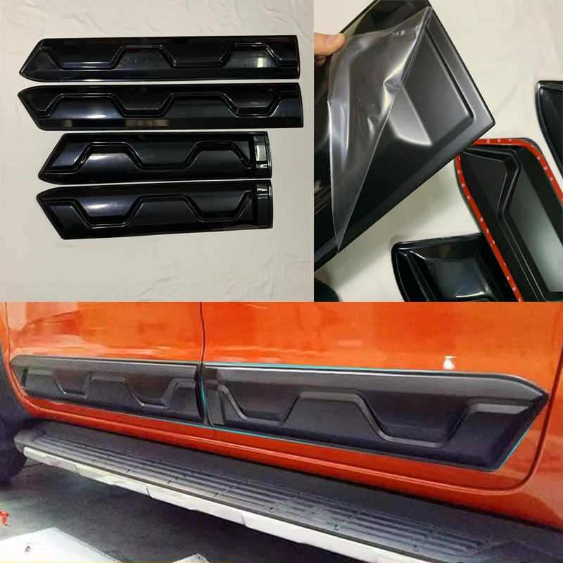 Pre Ford Ranger T6 T7 T8 PX XTL Wiltrak 2012-2021 ABS Matt bočné dvery Exteriér Slim Body Cladding
