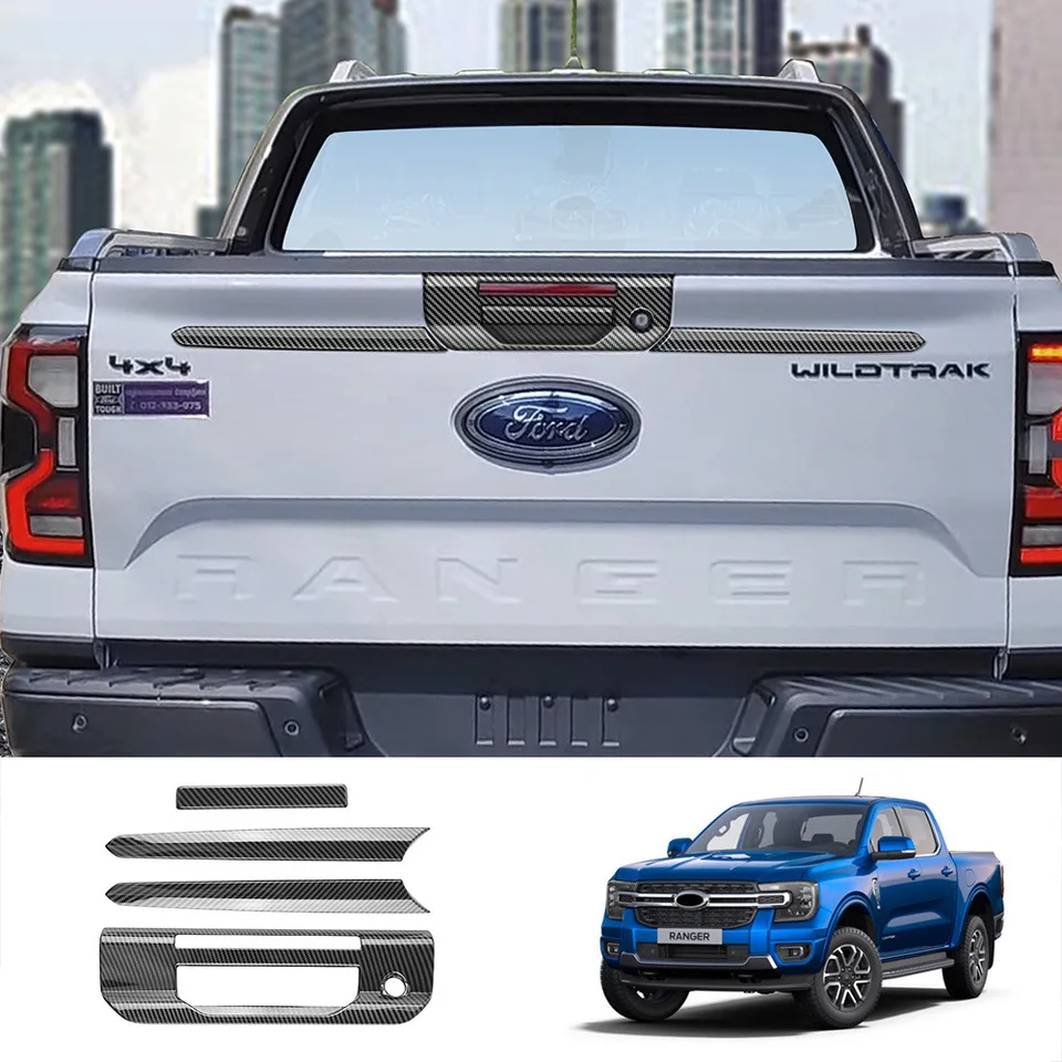 Pre Ford Ranger Wildtrak 2022 2023 2024 Rukoväť Tailgate Tailgate Truck Tailgate Svetlý pás