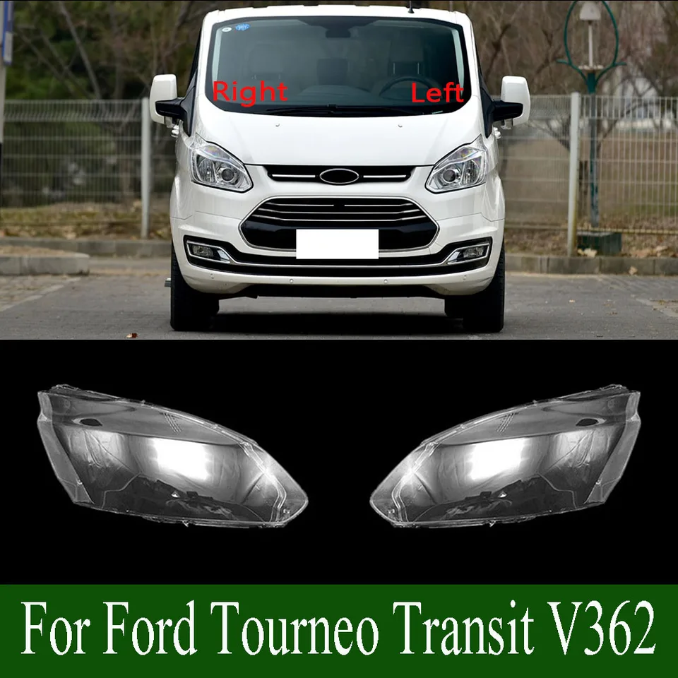Pre Ford Tourneo Transit V362 Priehľadný svetlometový lampa lampa Lampka Svetlové kryt