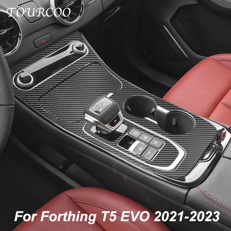 Pre Forthing T5 EVO 2021-2023 Central Control Shift Protection Stickers Interiér Modifikácia nálepiek Príslušenstvo