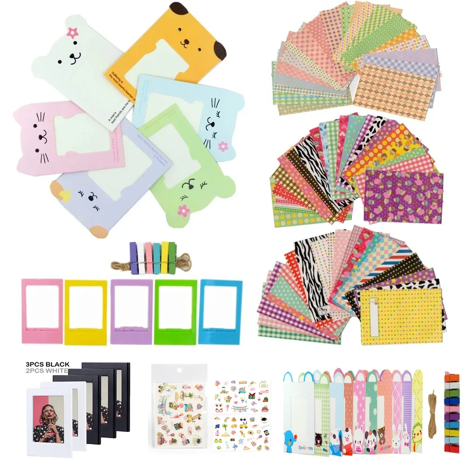Pre Fujifilm Instax Mini 12 Adsessory Camera Coamare 3 Inc Sticker Frame Album pre Mini 40 9 7+ 70 99 EVO SE Instax Mini Film Sticker