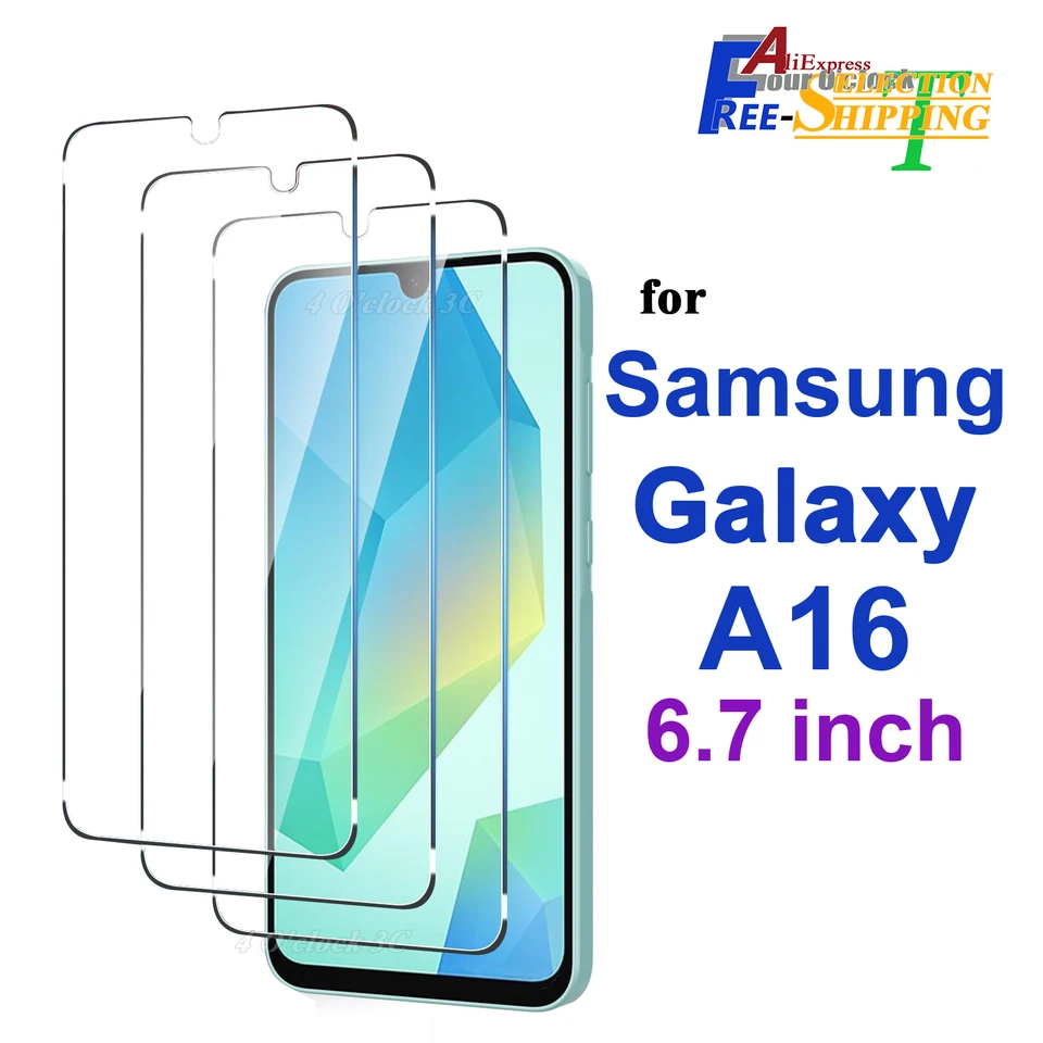 Pre galaxiu A16 4G 5G Samsung 6,7 palca chránič temperovaného skleneného kryštálu sľudy 9H HD priehľadné proti škrabance