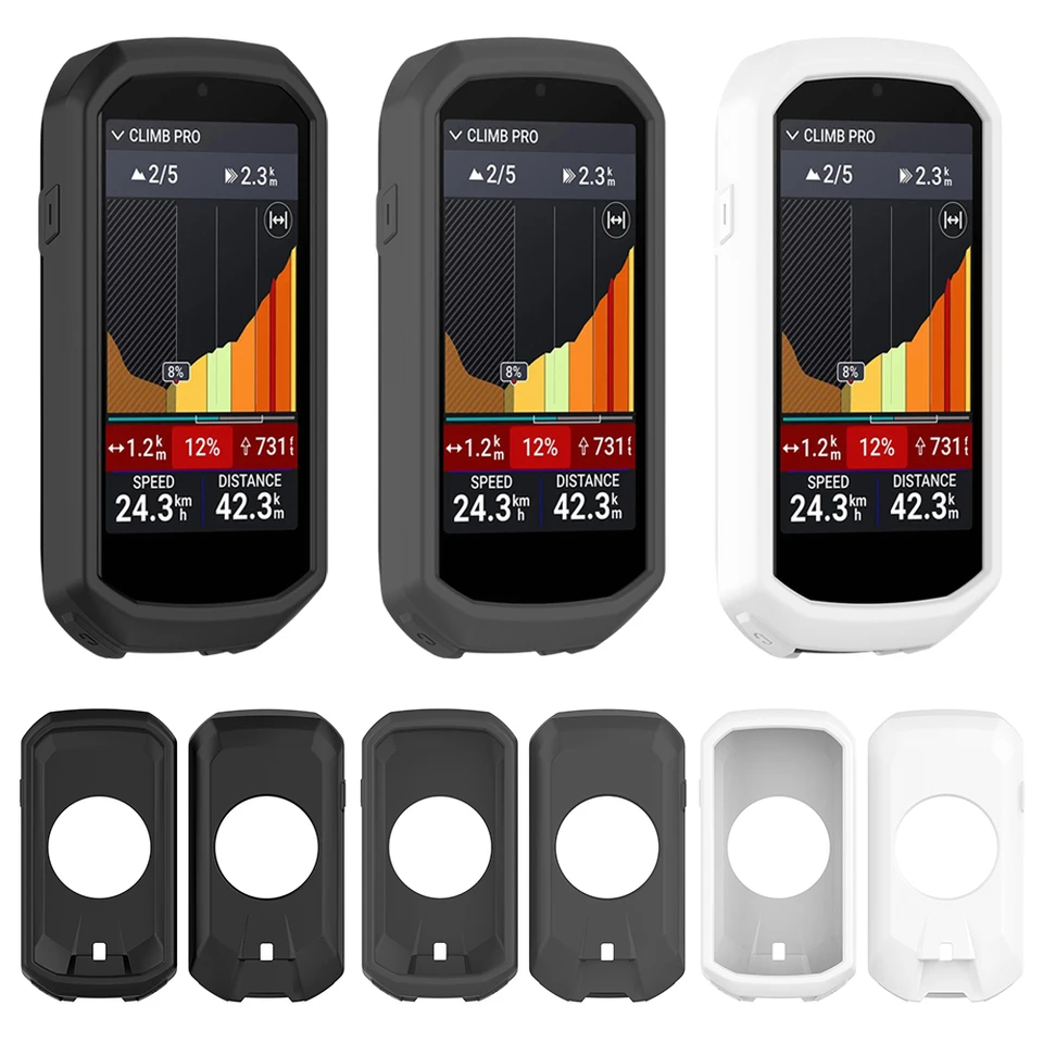 Pre Garmin Edge 1050 Silikónový puzdro All Inclusive Chráni