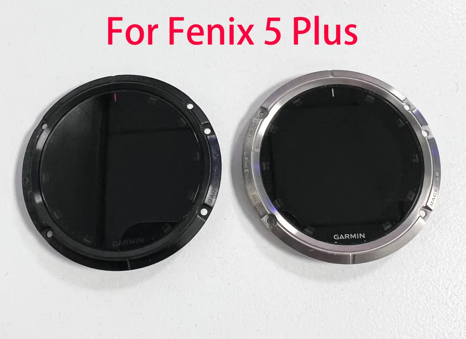 Pre Garmin Fenix ​​5 plus Sapphire LCD obrazovka 47 mm Fenix5 Fenix5Plus Fred Chrap Ráme Displej GPS Smart Reach Výmena dielov